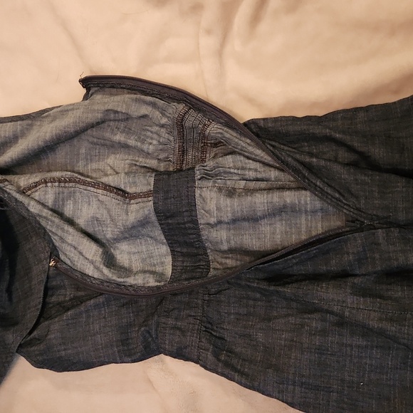 Eshakti chambray fir and flare dress - Picture 5 of 8